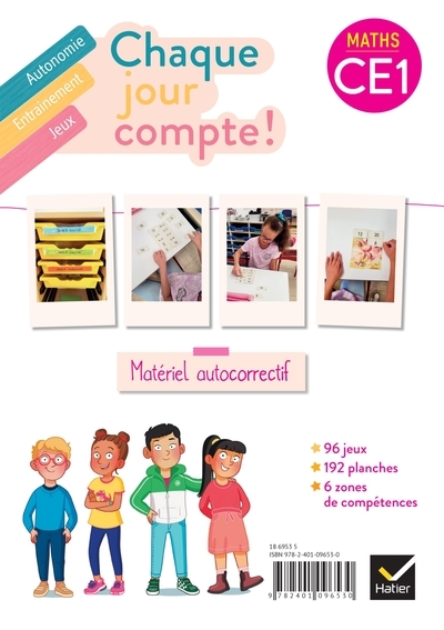 Chaque jour compte - maths ce1 ed. 2023 - les ateliers : jeux autocorrectifs - Image principale
