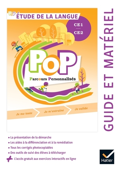 Pop - etude de la langue ce1 ce2 ed. 2022 - guide pédagogique + accès numérique - Image principale