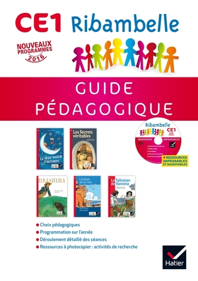 Ribambelle ce1 série rouge éd. 2016 - guide pédagogique + cd-rom - Image principale