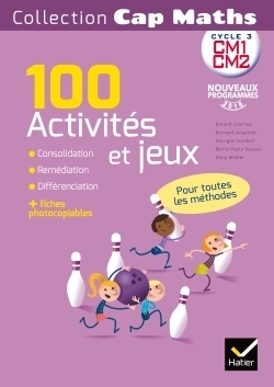 Cap maths cm éd. 2017 - activités et jeux mathématiques - fiches photocopiables - Image principale