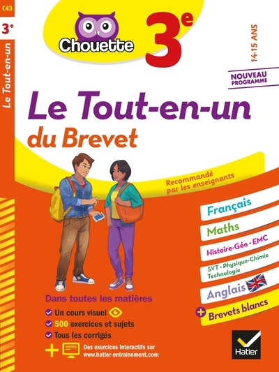 Chouette - le tout-en-un du brevet 3e - Image principale