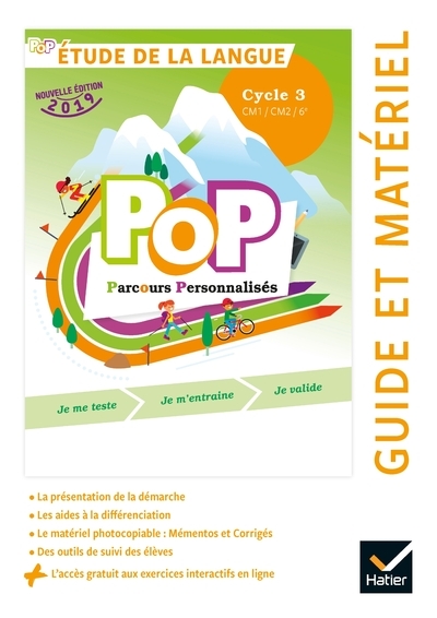 Pop - etude la langue cycle 3 ed. 2019 - guide pédagogique + accès numérique - Image principale