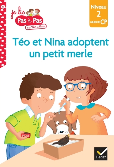 Téo et nina milieu cp niveau 2 - téo et nina adoptent un petit merle - Image principale