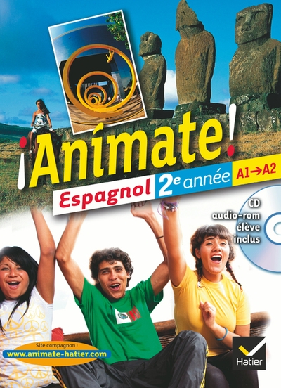 Animate espagnol 2e année éd. 2012 - manuel de l'élève - Image principale