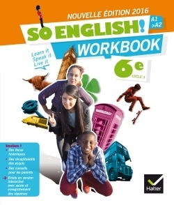 So english! anglais 6e éd. 2016 - workbook - Image principale