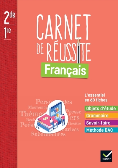 Mon carnet de réussite français 2de/1re - ed. 2022 - carnet élève - Image principale