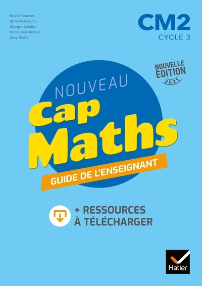 Cap maths cm2 éd. 2021 - guide pédagogique + ressources à télécharger - Image principale