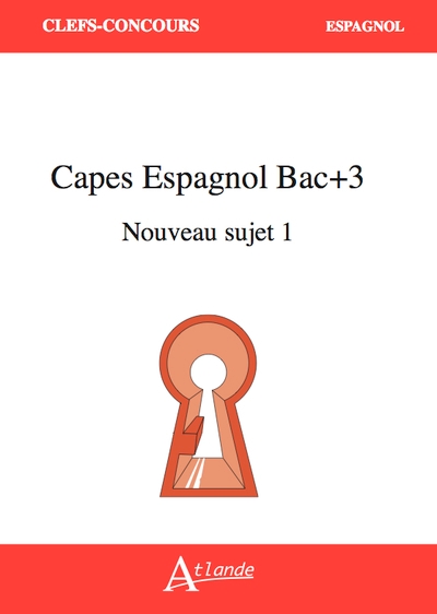 Capes espagnol bac+3 nouveau sujet 1 - Image principale