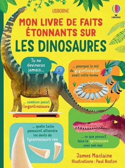 Mon livre de faits étonnants sur les dinosaures - Image principale