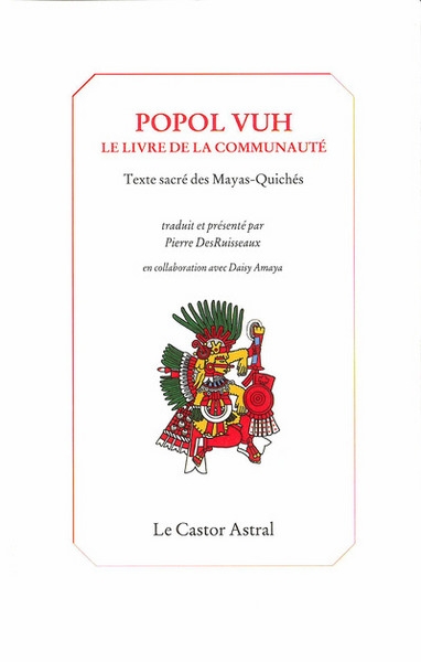 Popol vuh - le livre de la communauté - textes sacrés des mayas-quichés - Image principale