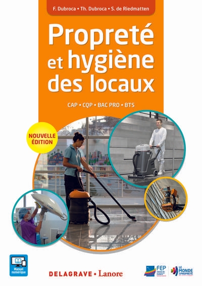 Propreté et hygiène des locaux cap aph, bac pro hps, cqp, bts mse (2016) - manuel élève - Image principale