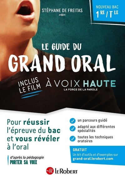 Le guide du grand oral avec le film à voix haute - Image principale