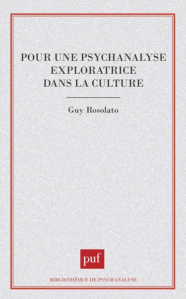 Pour une psychanalyse exploratrice dans la culture - Image principale