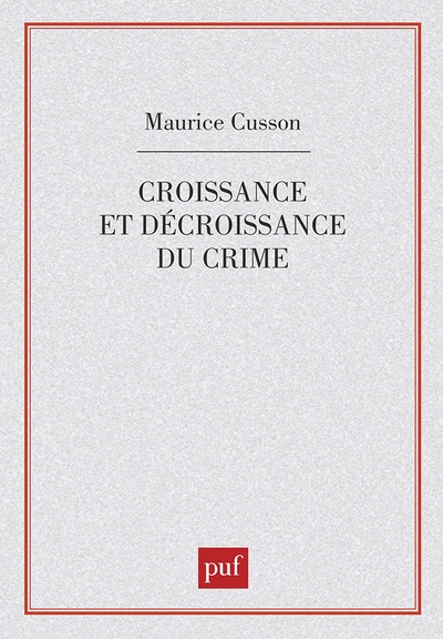 Croissance et décroissance du crime - Image principale