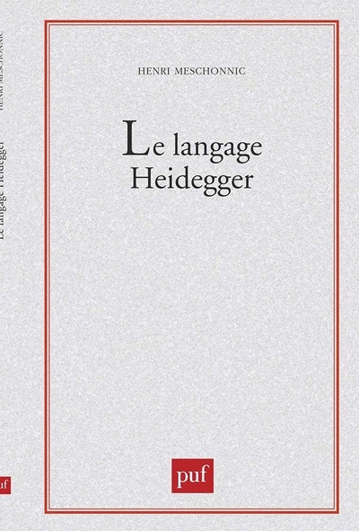 Le langage heidegger - Image principale