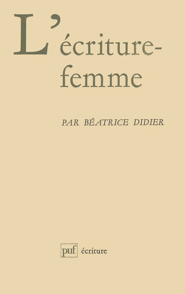 L'écriture-femme - Image principale