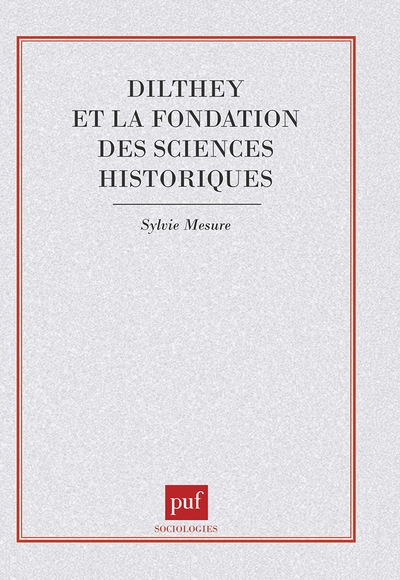 Dilthey et la fondation des sciences historiques - Image principale