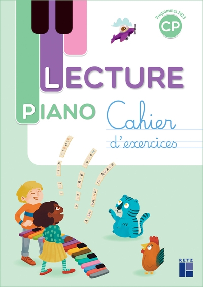 Lecture piano cp - cahier de l'élève - programmes 2025 - Image principale