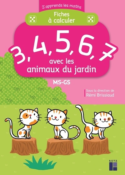Fiches à calculer les animaux du jardin - Image principale