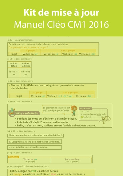 Kit mise à jour cleo cm1 - pack de 5 - Image principale