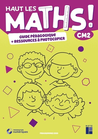 Haut les maths cm2 - guide pédagogique + ressources à photocopier ed 2022 - Image principale