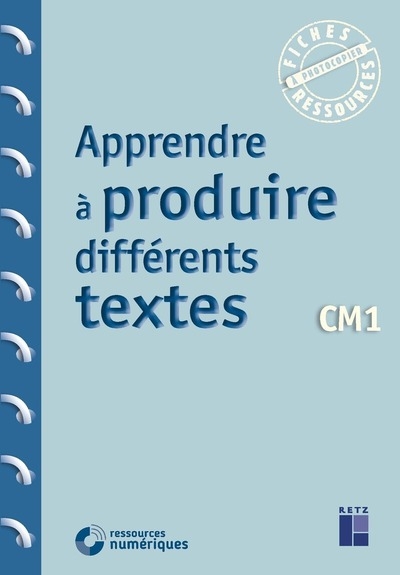 Apprendre à produire différents textes cm1 + téléchargement - Image principale