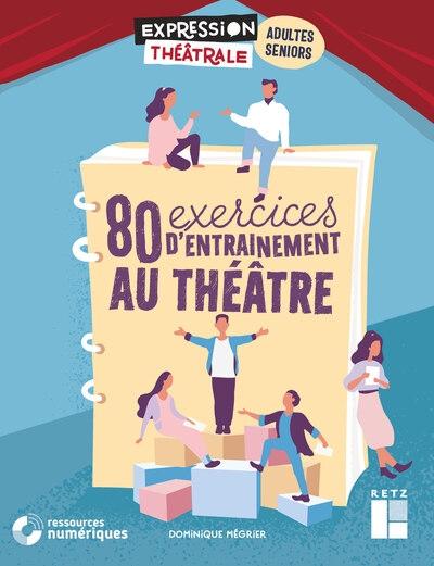 80 exercices d'entraînement au théâtre pour adultes et seniors + dvd - Image principale
