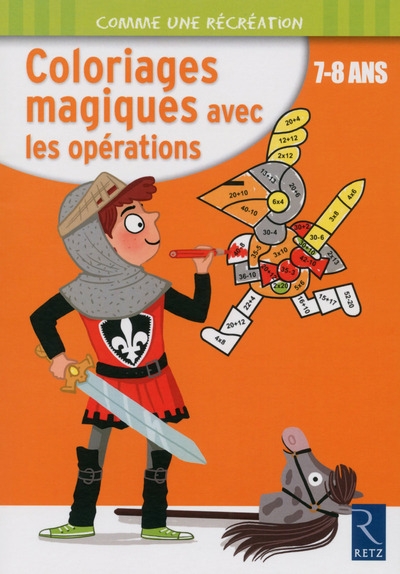 Coloriages magiques avec les opérations 7-8 ans - Image principale
