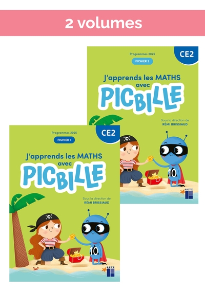 J'apprends les maths ce2 - fichier de l'élève en 2 volumes - programmes 2025 - Image principale