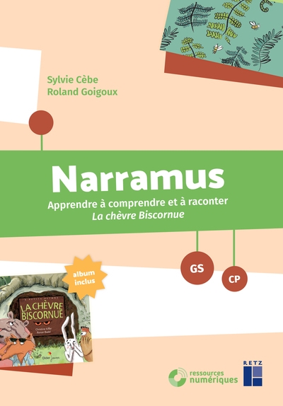 Narramus - la chèvre biscornue gs-cp + album + ressources numériques - Image principale