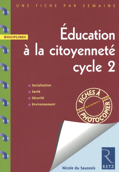 Education a la citoyennete cycle 2 - une fiche par semaine - disciplines - Image principale