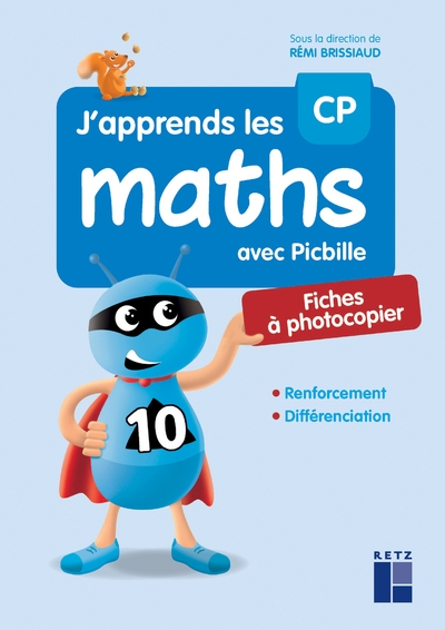 J'apprends les maths avec picbille cp - fiches renforcement et différenciation - Image principale