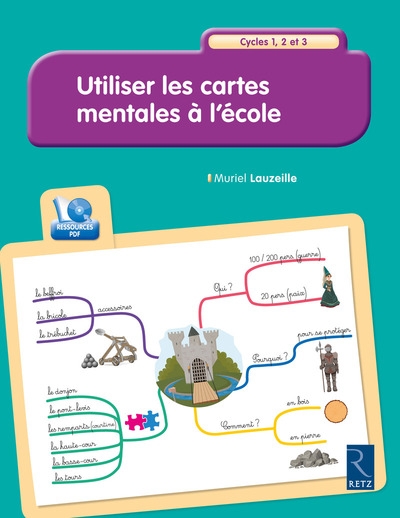 Utiliser les cartes mentales à l'école + cd - Image principale