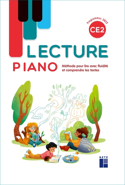 Lecture piano ce2 - manuel - méthode pour lire avec fluidité et comprendre les textes - Image principale