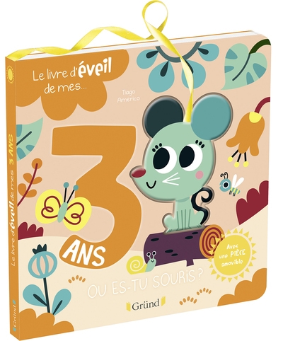 Le livre d'éveil de mes 3 ans - livre à rabats avec personnage déplaçable - à partir de 3 ans - Image principale