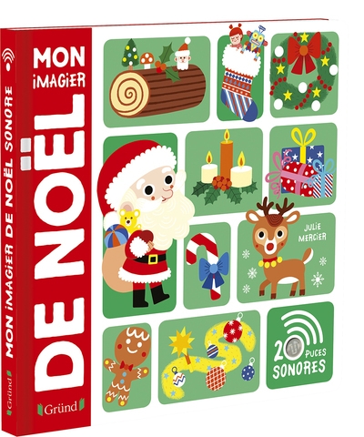 Mon imagier de noël - imagier avec 20 puces sonores - à partir de 3 ans - Image principale