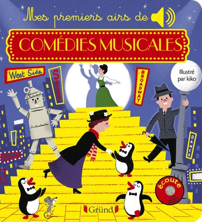 Mes premiers airs de comédies musicales - livre sonore avec 6 puces avec les extraits originaux - d - Image principale