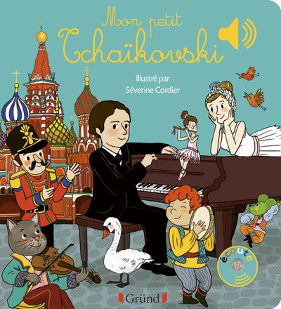 Mon petit tchaïkovski - livre sonore avec 6 puces - dès 1 an - Image principale
