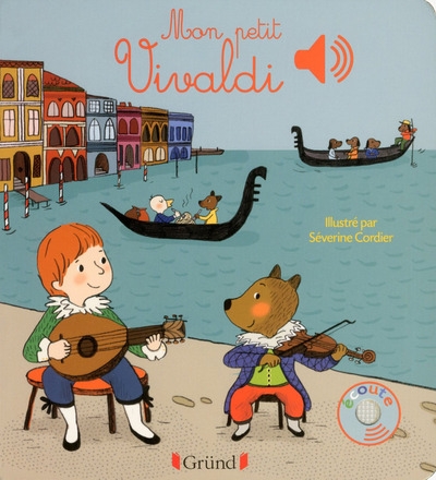 Mon petit vivaldi - livre sonore avec 6 puces - dès 1 an - Image principale