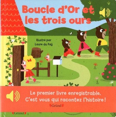 Livre enregistrable - boucle d'or et les trois ours - Image principale