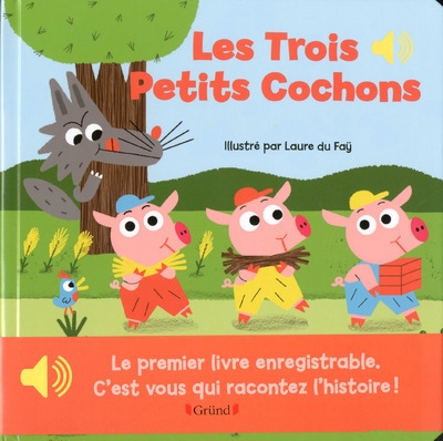 Livre enregistrable - les trois petits cochons - Image principale