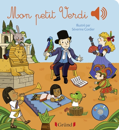 Mon petit verdi - livre sonore avec 6 puces - dès 1 an - Image principale