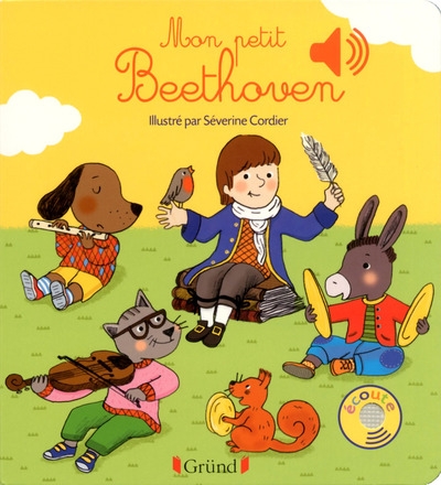 Mon petit beethoven - livre sonore avec 6 puces - dès 1 an - Image principale