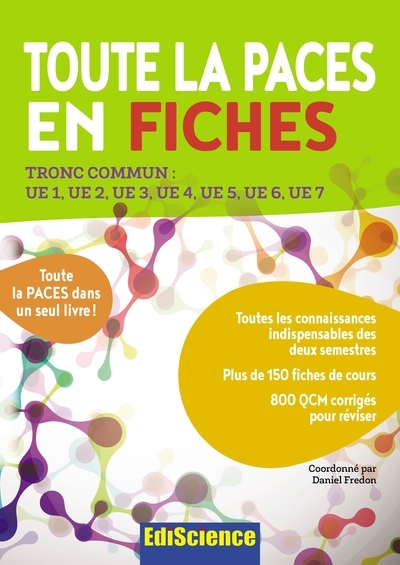 Toute la paces en fiches - tronc commun : ue1, ue2, ue3, ue4, ue5, ue6, ue7 - Image principale