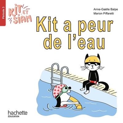 Kit et siam cp - kit a peur de l'eau - album 3 - ed. 2023 - Image principale