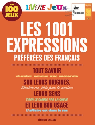 Livre jeux les 1001 expressions préférées des français - Image principale