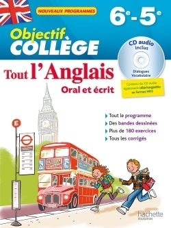 Objectif collège - tout l'anglais 6e-5e - Image principale