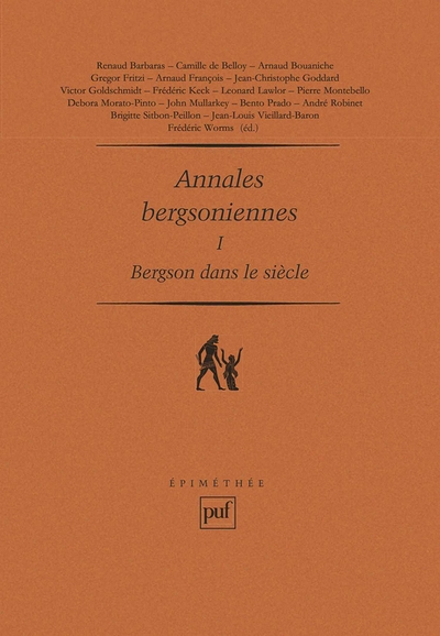 Annales bergsoniennes, i - Image principale