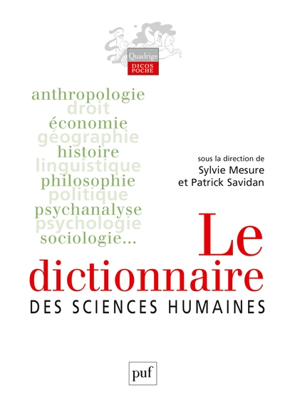 Le dictionnaire des sciences humaines - Image principale
