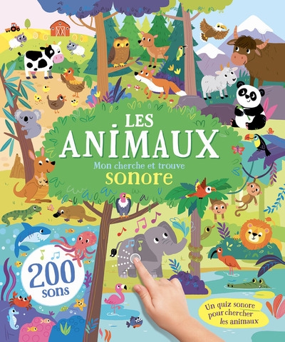Cherche et trouve animaux - 200 sons - mes livres sonores - Image principale
